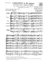 Concerto en ré min. - F. 1 N° 28 - Conducteur - VIVALDI - Partition